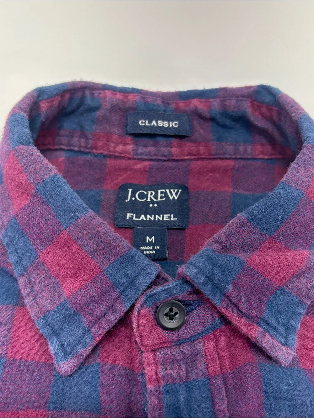 J.Crew Buffalo Plaid Flannel Shirt Grunge Workwear Cabin Core Men’s Medium